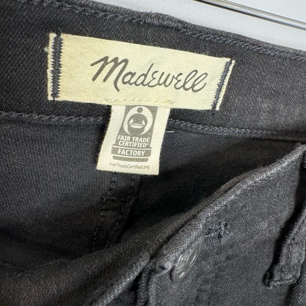 Madewell 10" High-Rise Skinny Jeans Black Stretch  Casual Women's 28 - Picture 12 of 12